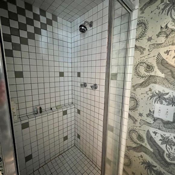 - Emma J. Shipley Lynx Wallpaper in Gilver 1 Roll - Picture 5 of 5